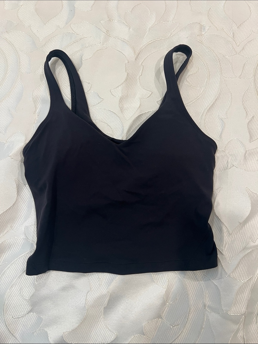 Lululemon align Black Cropped Tank Top